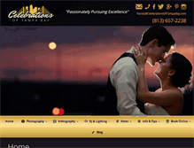Tablet Screenshot of celebrationsoftampabay.com
